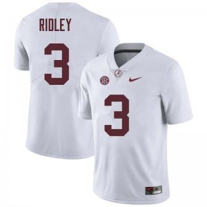 NCAA Men's Alabama Crimson Tide #3 Calvin Ridley Stitched College Nike Authentic White Football Jersey UP17Z88XM